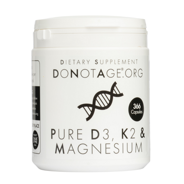 DoNotAge Pure Vitamin D3, K2 & Magnesium