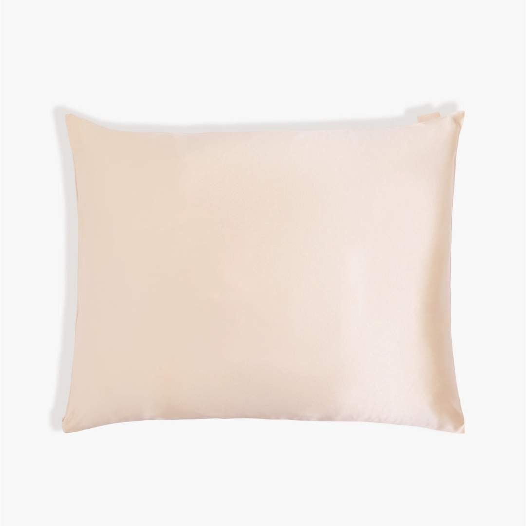 Biohack World Silk Pillowcase in White Gold