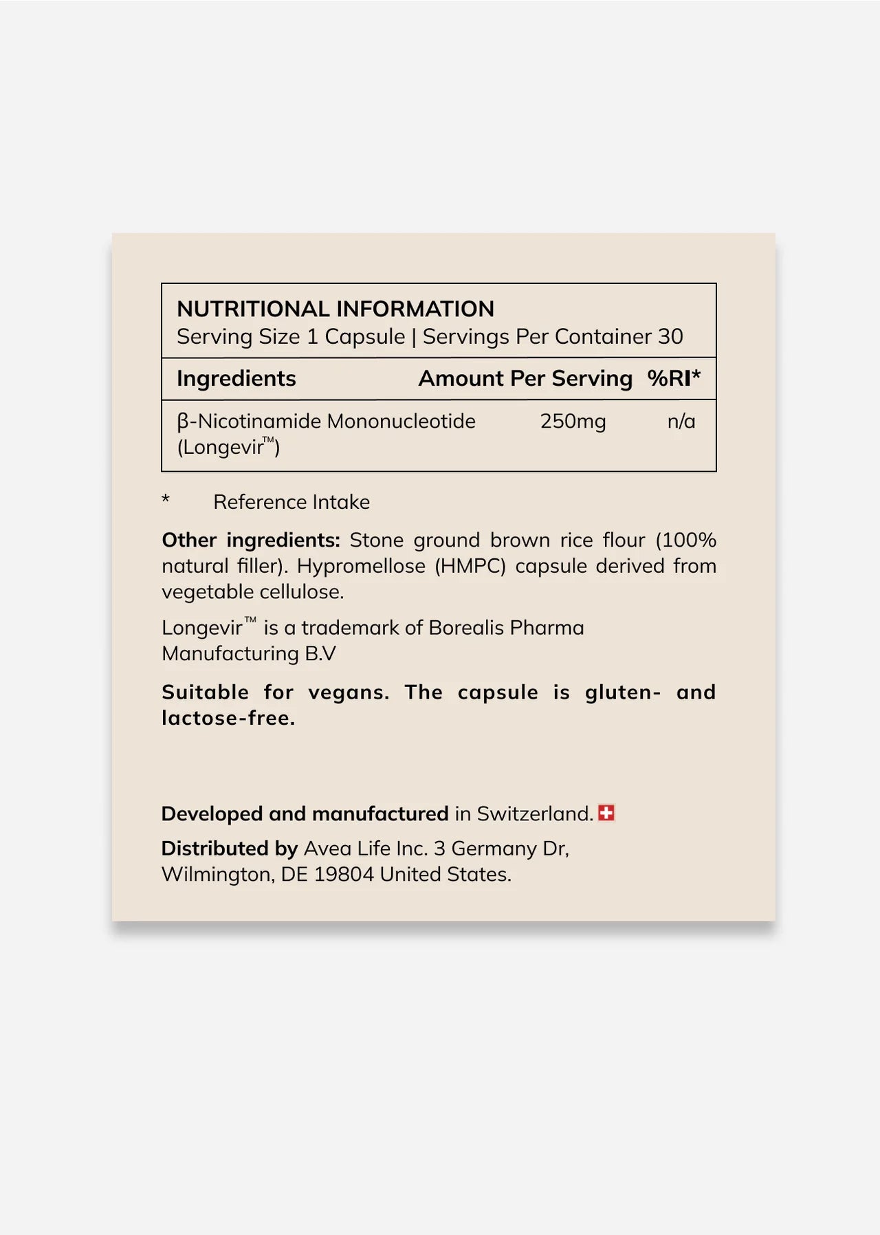 Avea Metabolic Control Routine