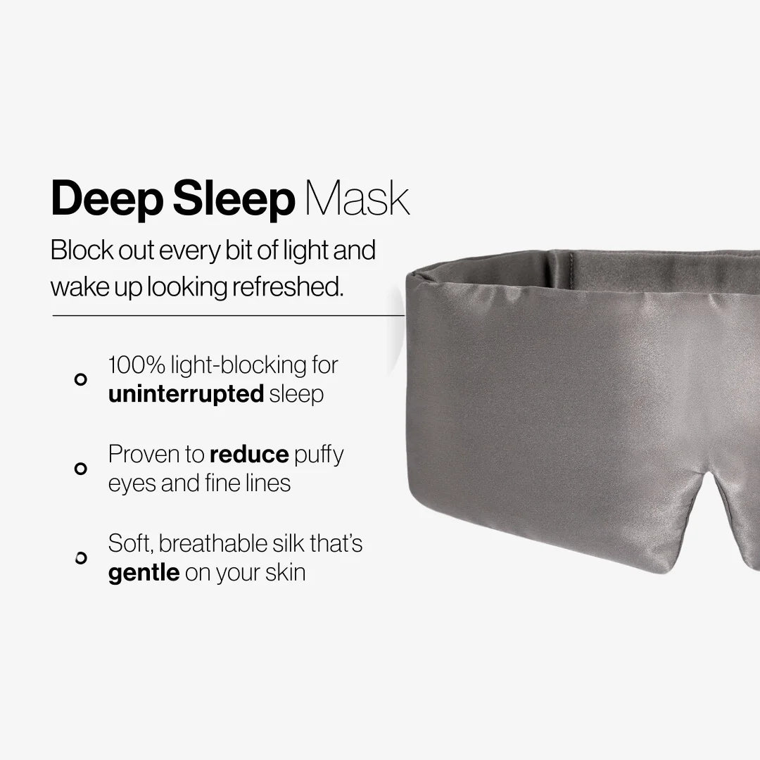 PureSilk Pro™ Sleep Mask - Grey