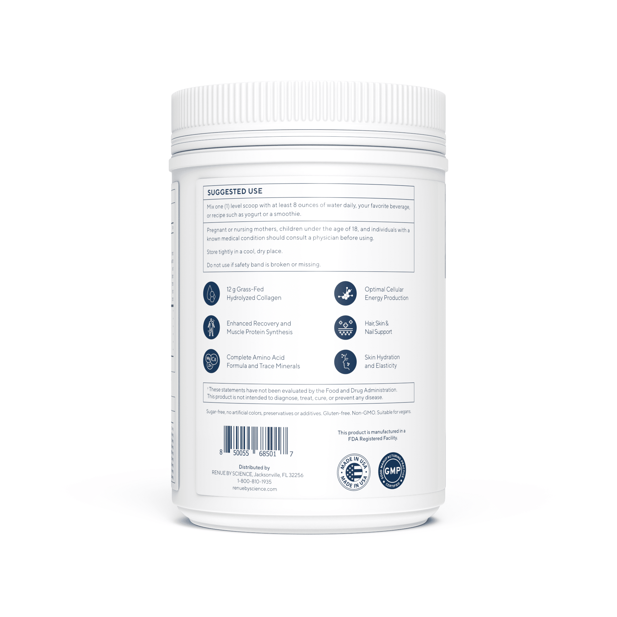 Skin & Body Essentials - Grass-Fed Collagen + Creatine + BCAAs + Electrolyte Drink Mix