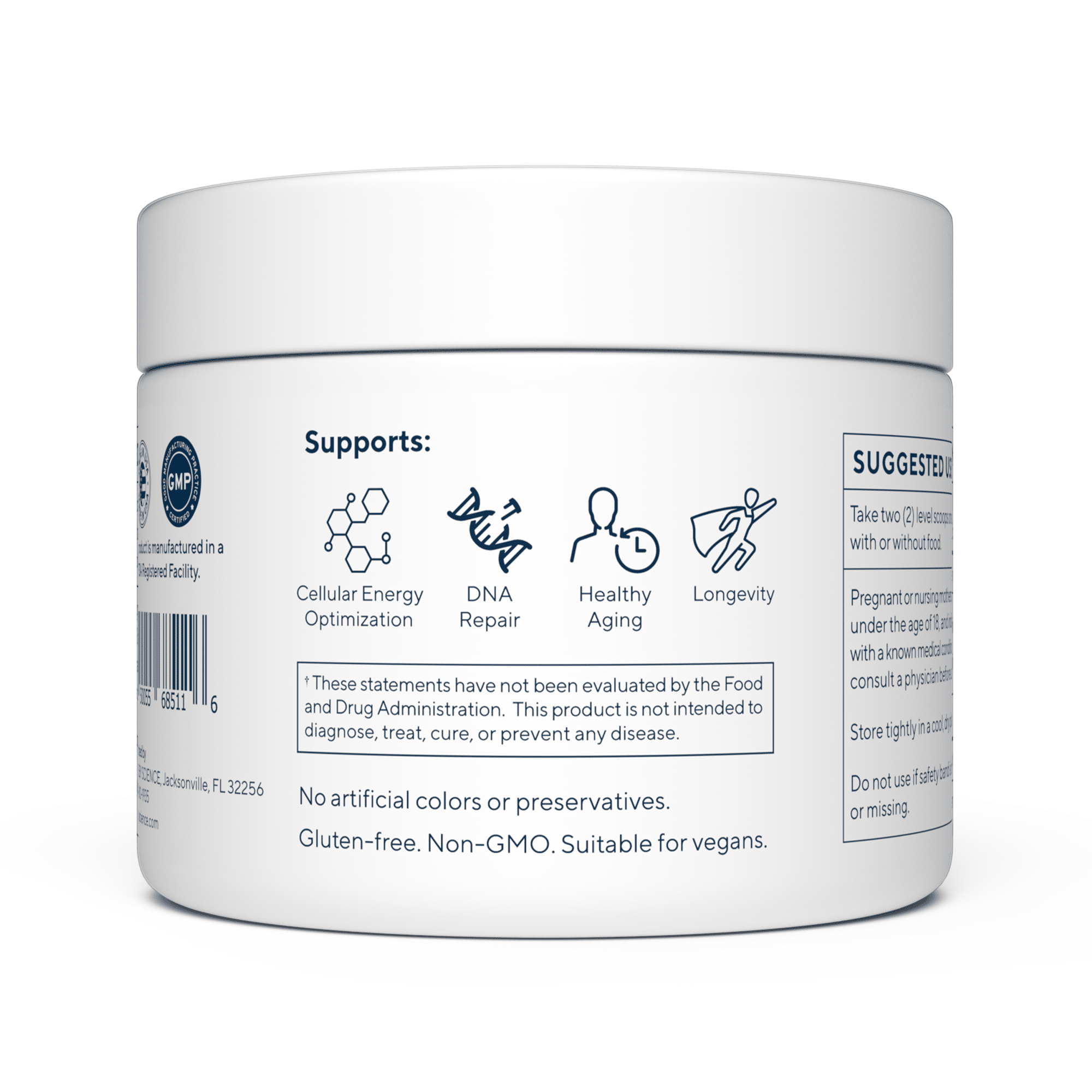 NR (Nicotinamide Riboside) Powder 1,000 mg - Smooth Taste Blend