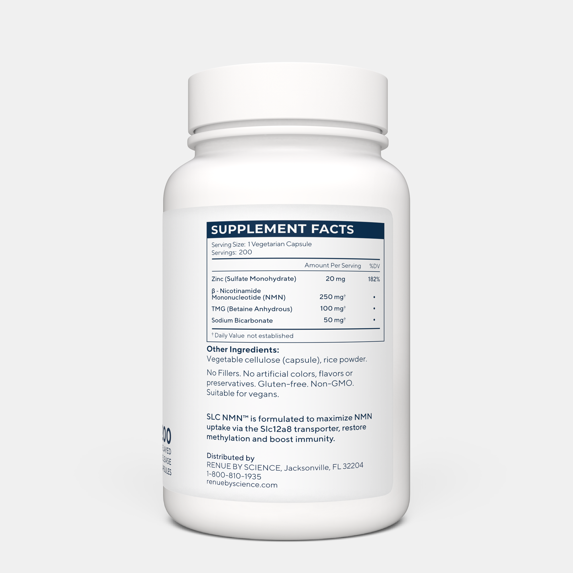 SLC Enteric NMN (Nicotinamide Mononucleotide, Delayed Release) 250mg