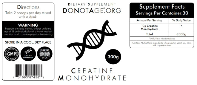 DoNotAge Creatine Monohydrate (Powder)