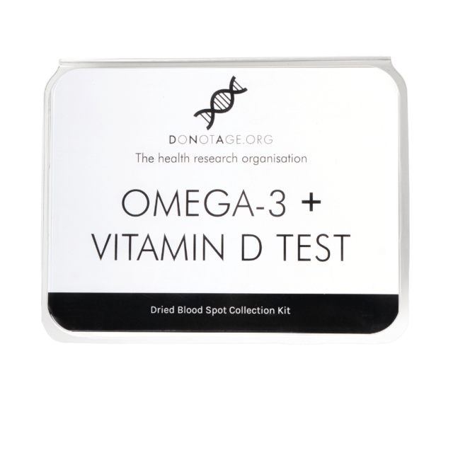 DoNotAge At Home Vitamin D and Omega-3 Test Kit